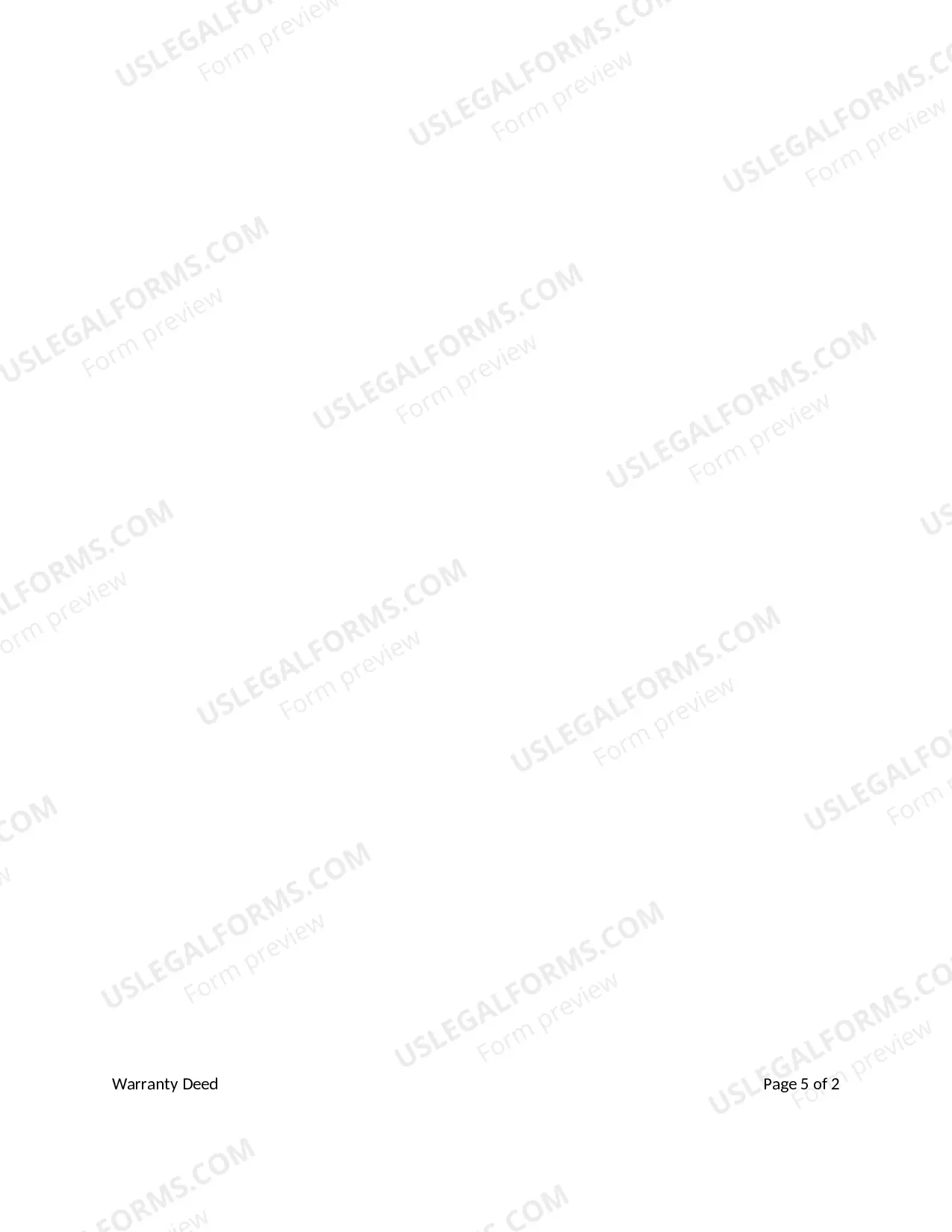 Preview Warranty Deed from a Trust to Two Individuals
