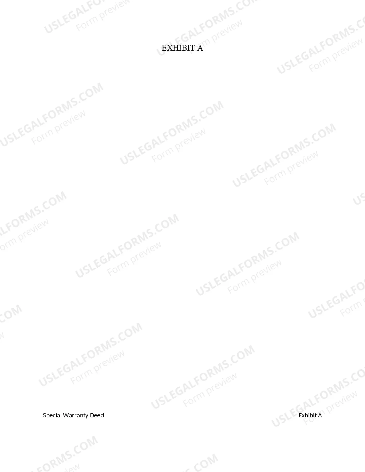 Preview Special Warranty Deed - Limited Liability Company to Limited Liability Company