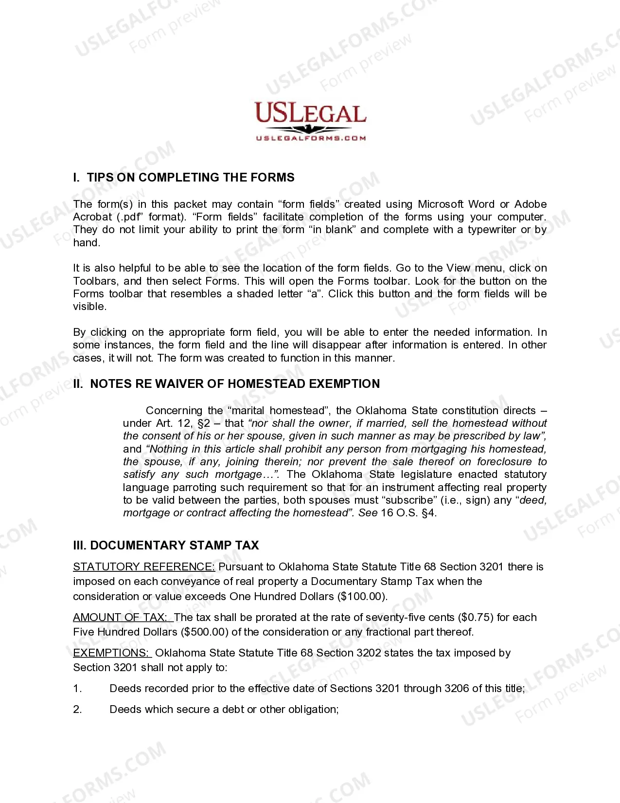 Preview Warranty Deed from Individual to Individual with Specific Reference to Mineral Rights