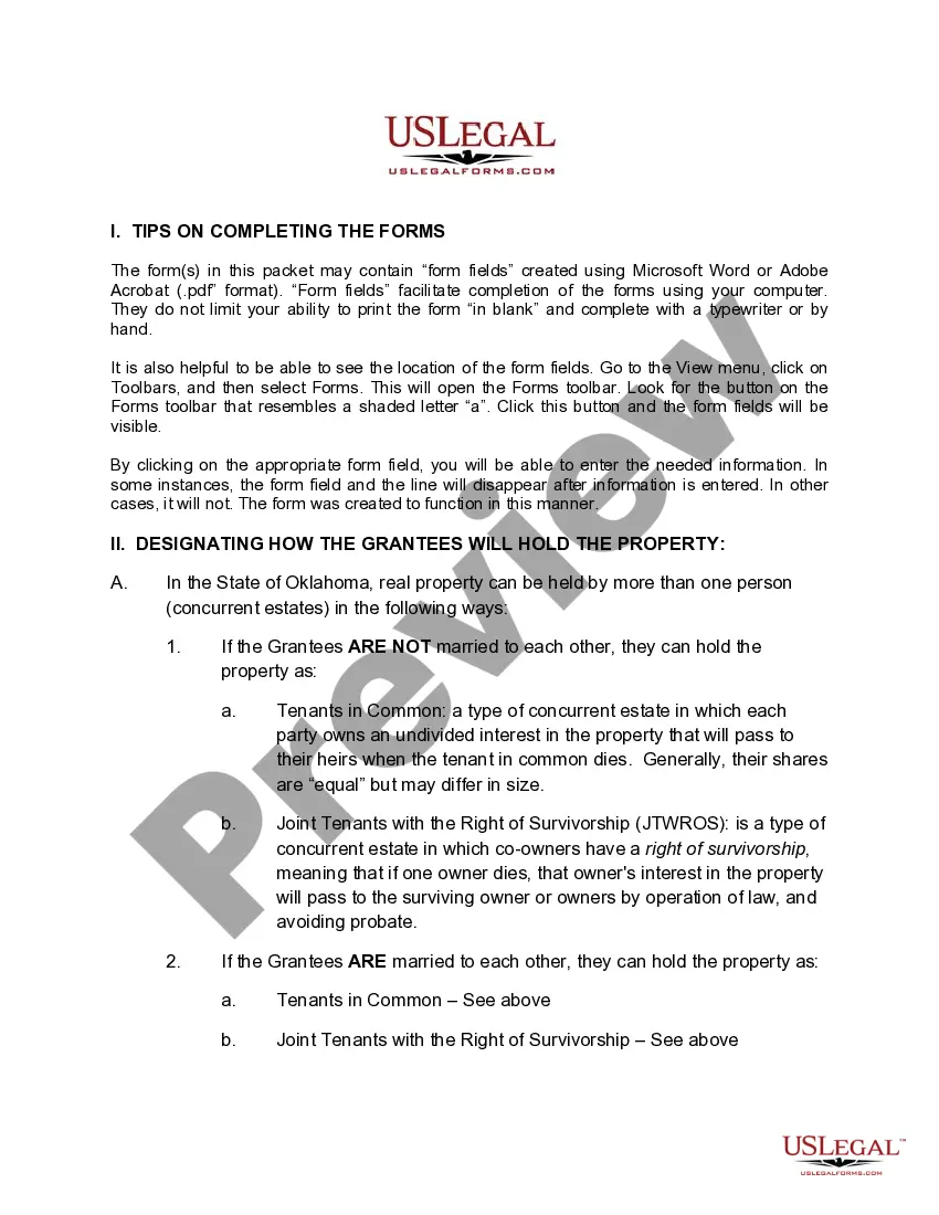 Preview Mineral Deed from an Individual to Two Individuals