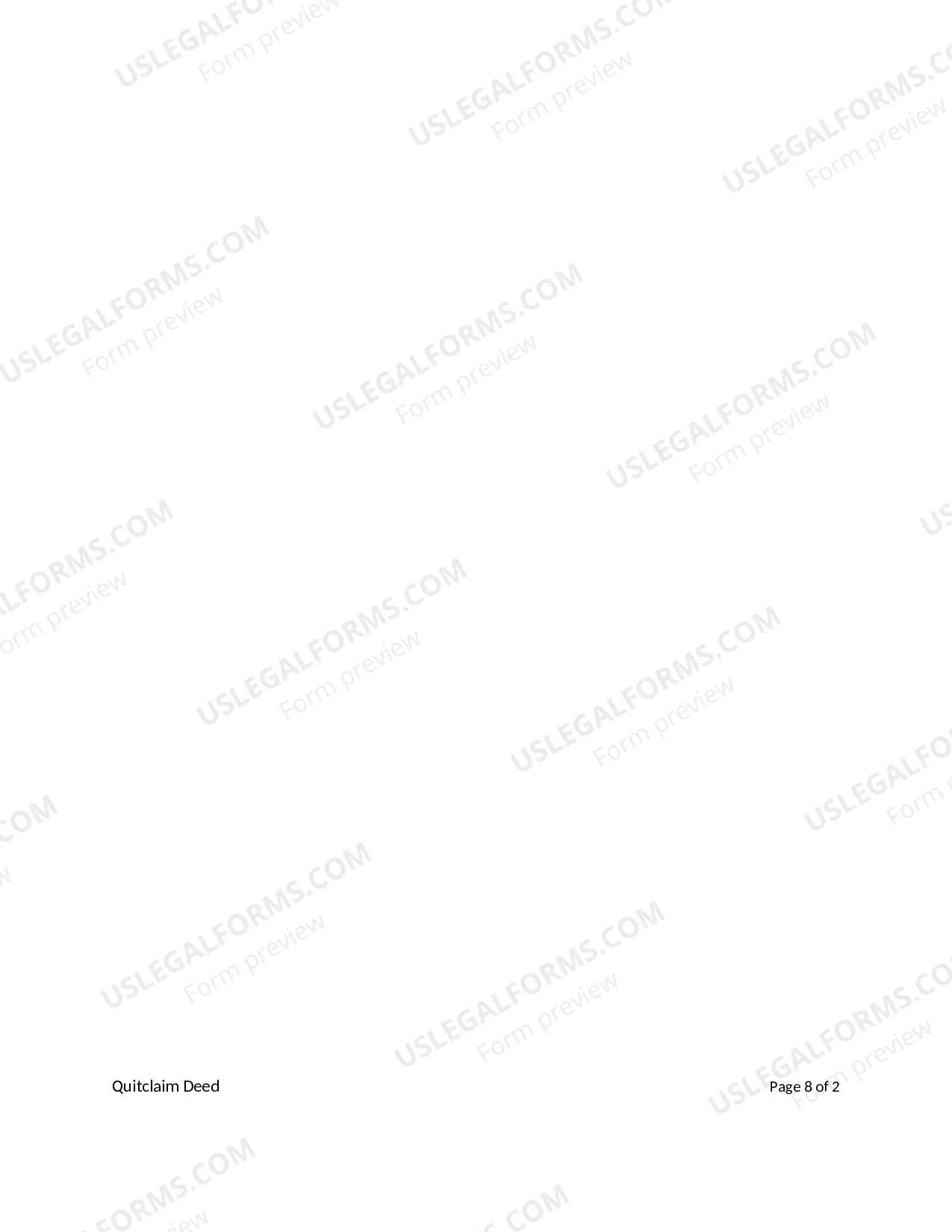 Preview Quitclaim Deed from a LLC to Two Individuals