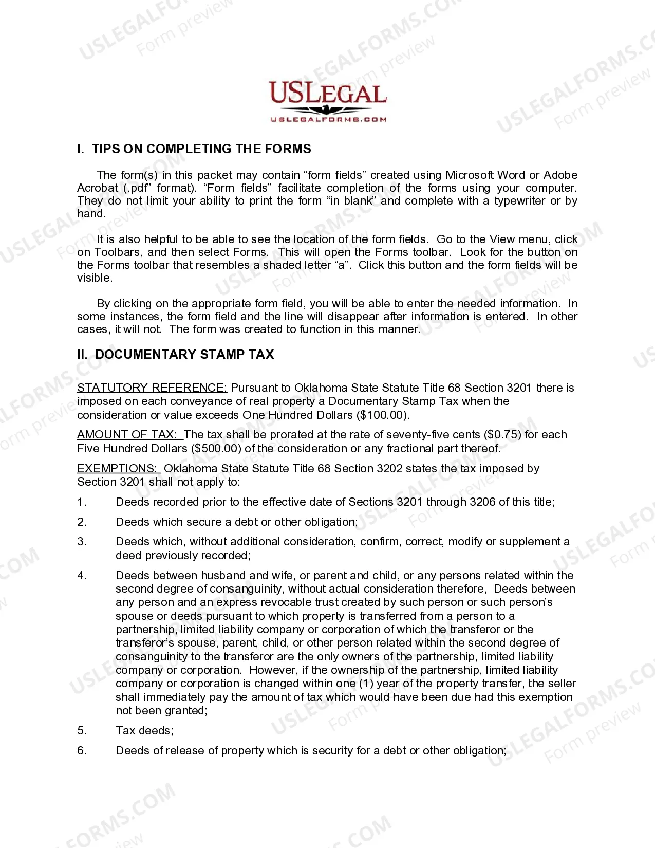 Preview Release of Life Estate