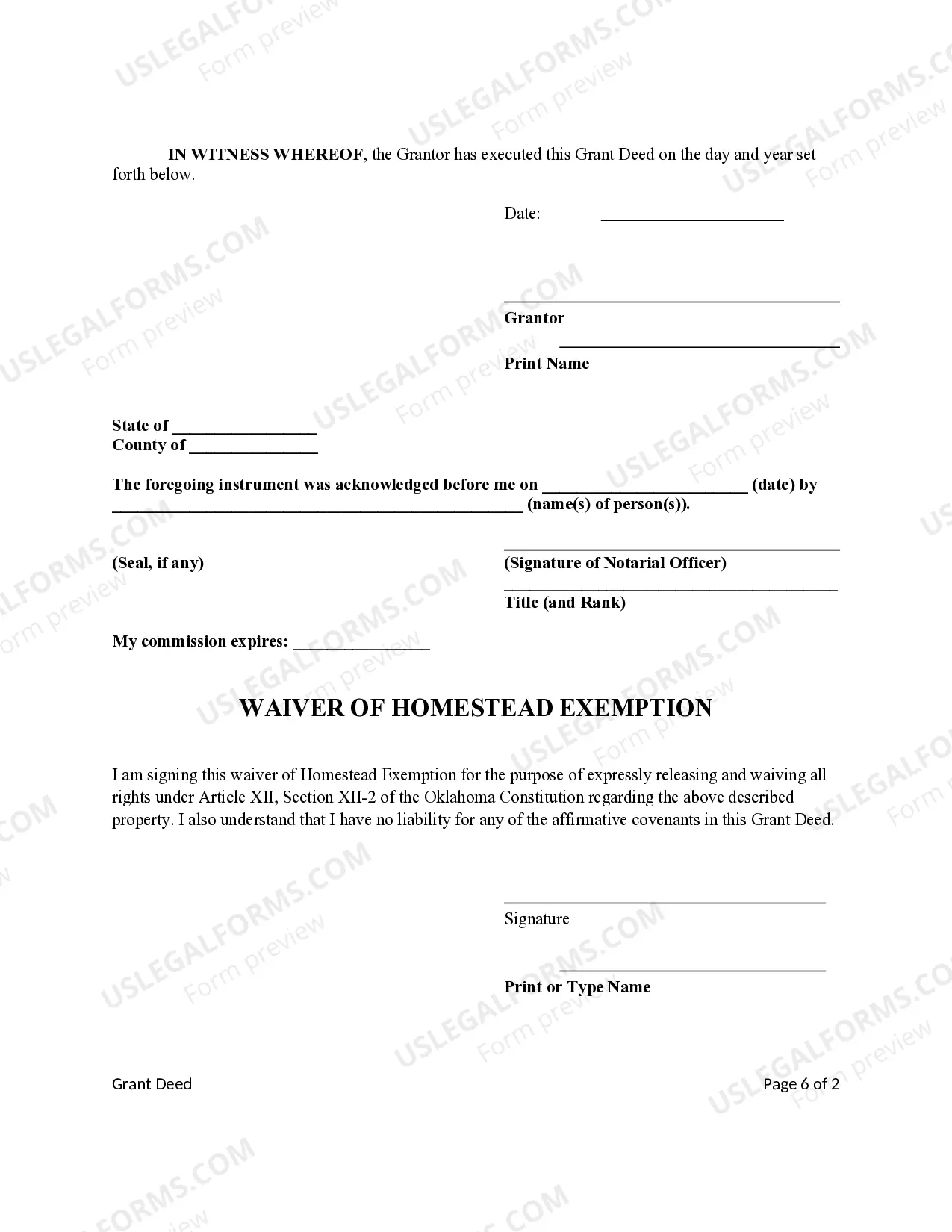 Preview Grant Deed - Individual to individual