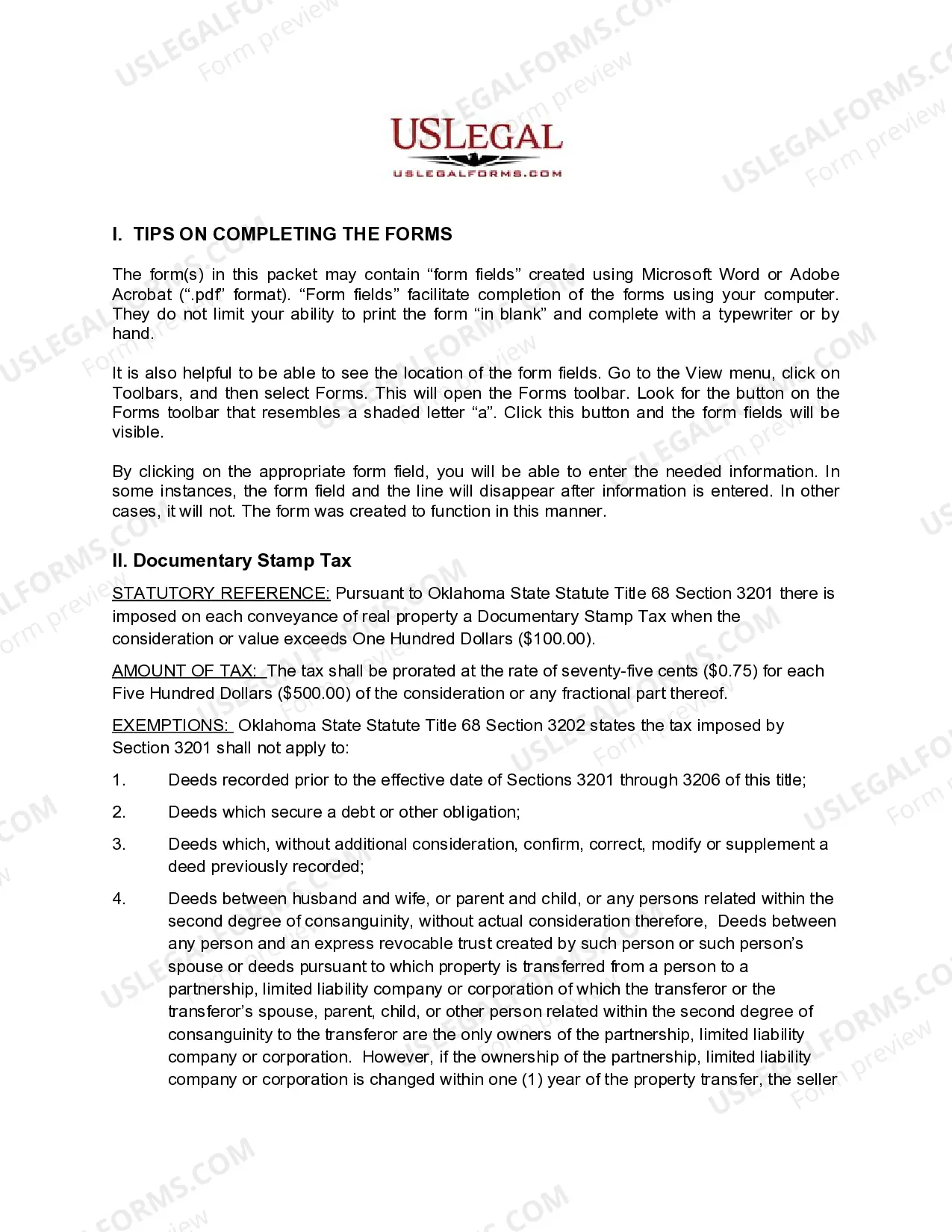 Preview Special Warranty Deed from a Trust to Four Individuals Subject to a Life Estate