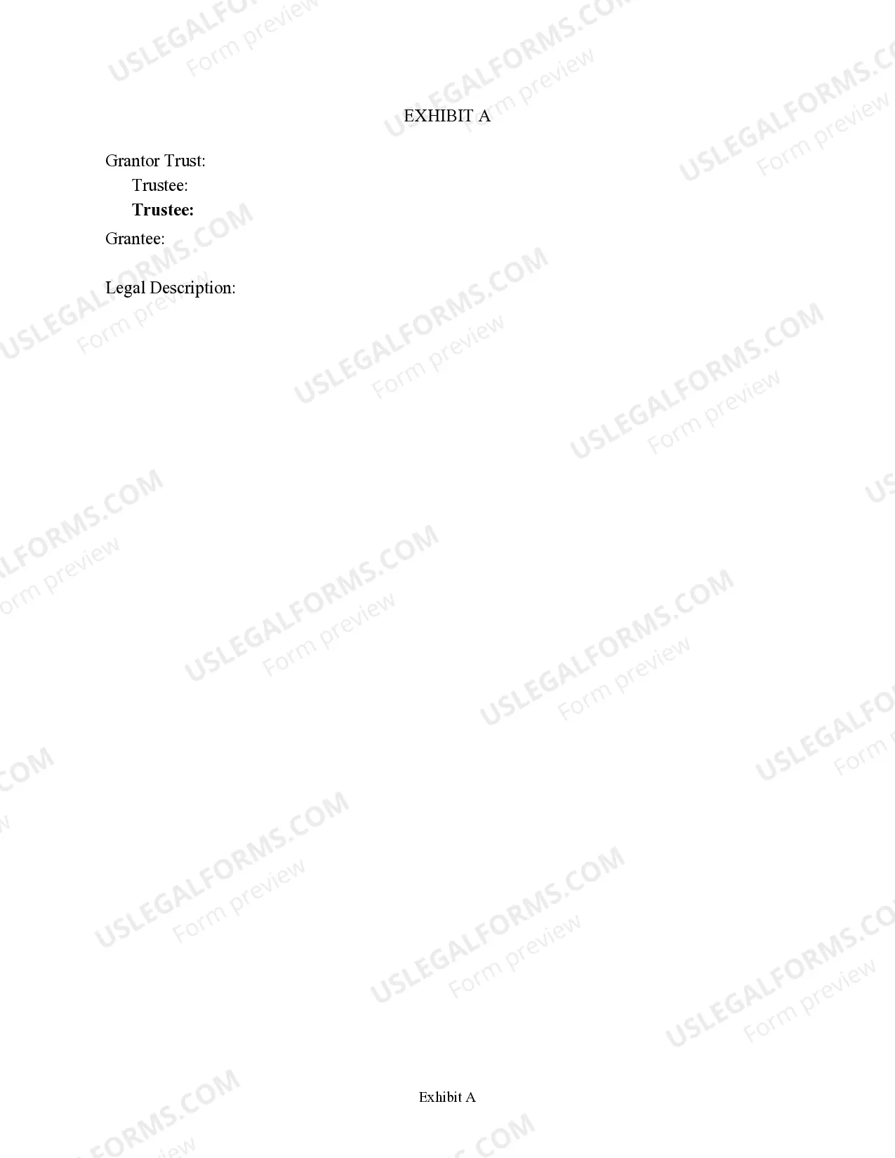 Preview Special Warranty Mineral Deed from a Trust (Two Trustees) to an Individual
