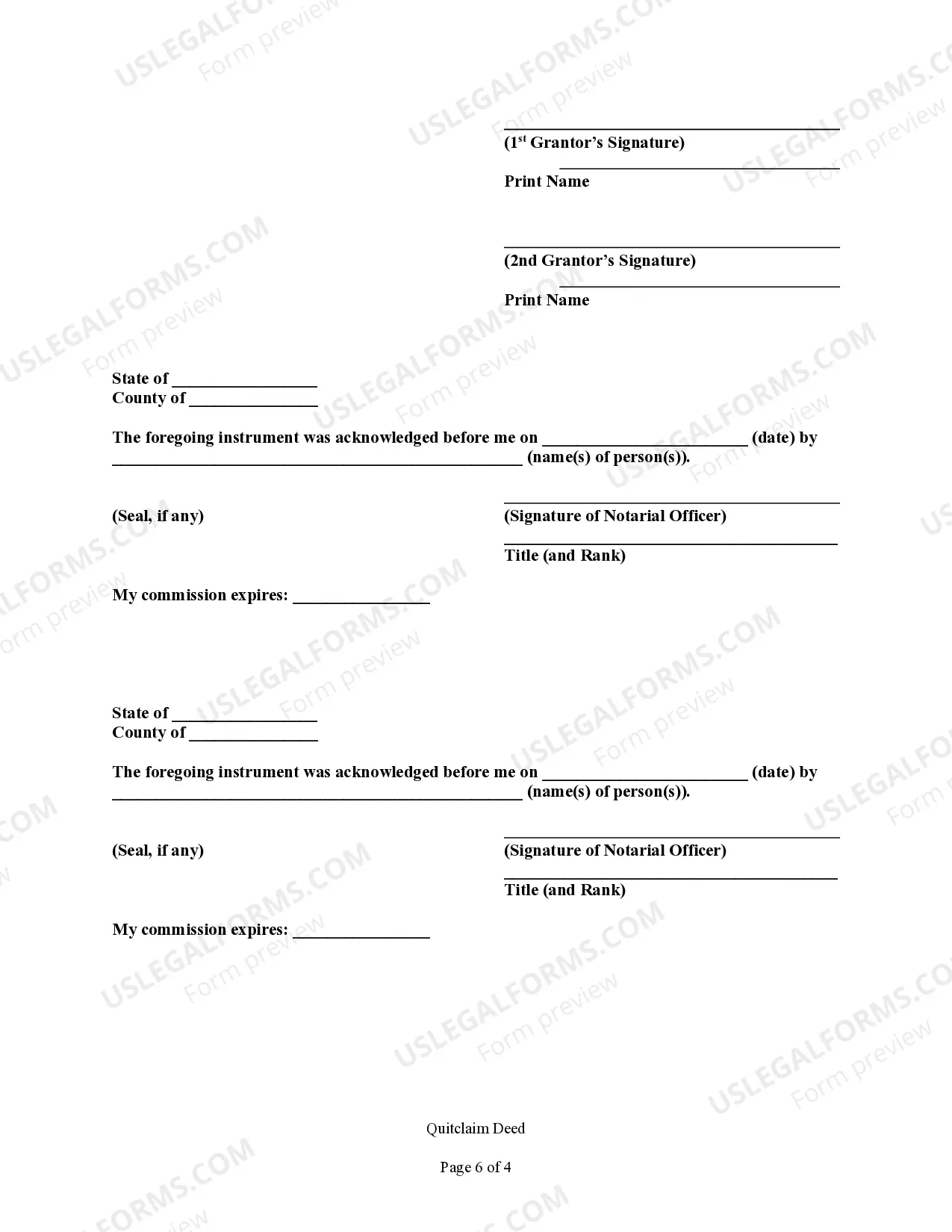 Preview Warranty Deed from two Individuals to Corporation