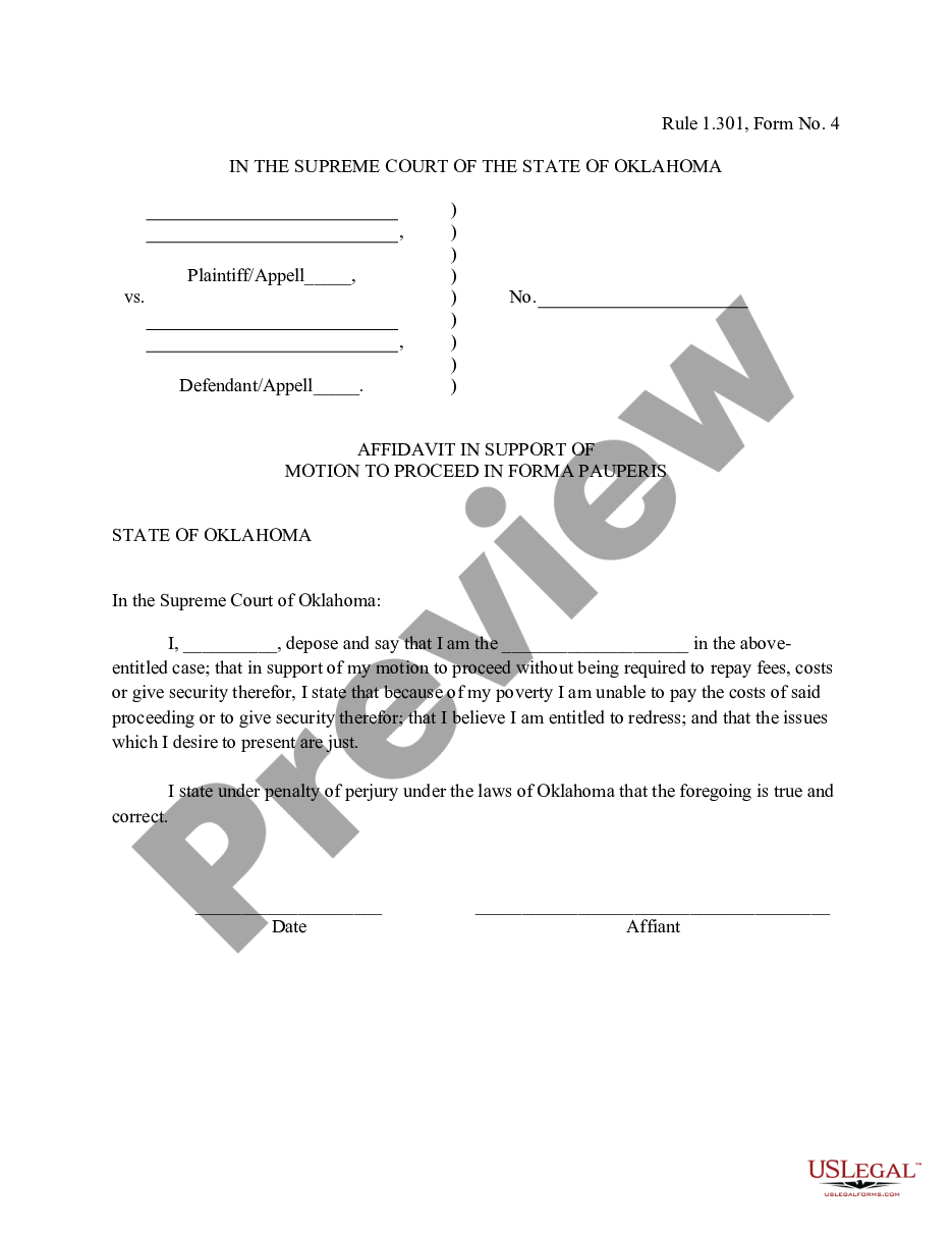 oklahoma-affidavit-in-support-of-motion-to-proceed-in-forma-pauperis