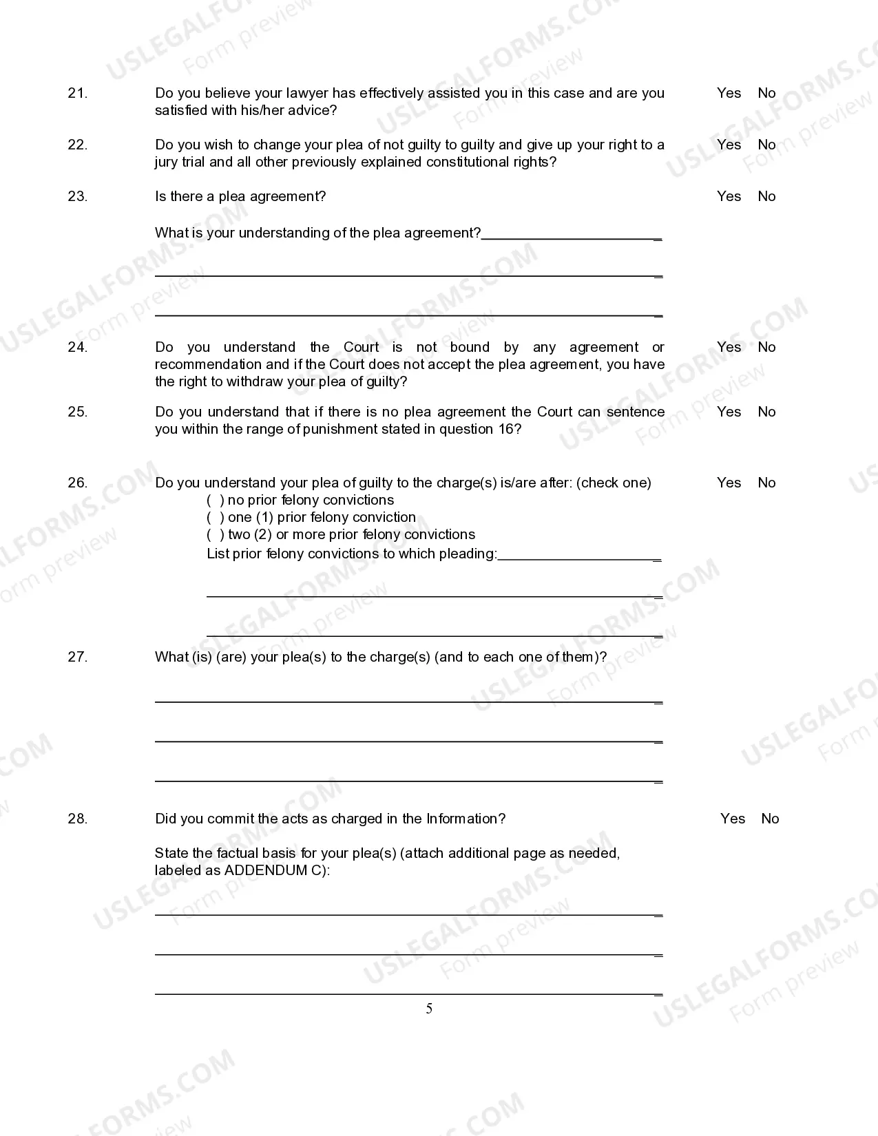 Preview Form 13.0 Mandatory Forms to be Utilized in Criminal Cases in the State of Oklahoma