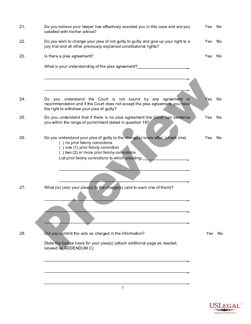 Oklahoma Form 1310 Uniform Plea Of Guilty Summary Of Facts Us Legal Forms 3369