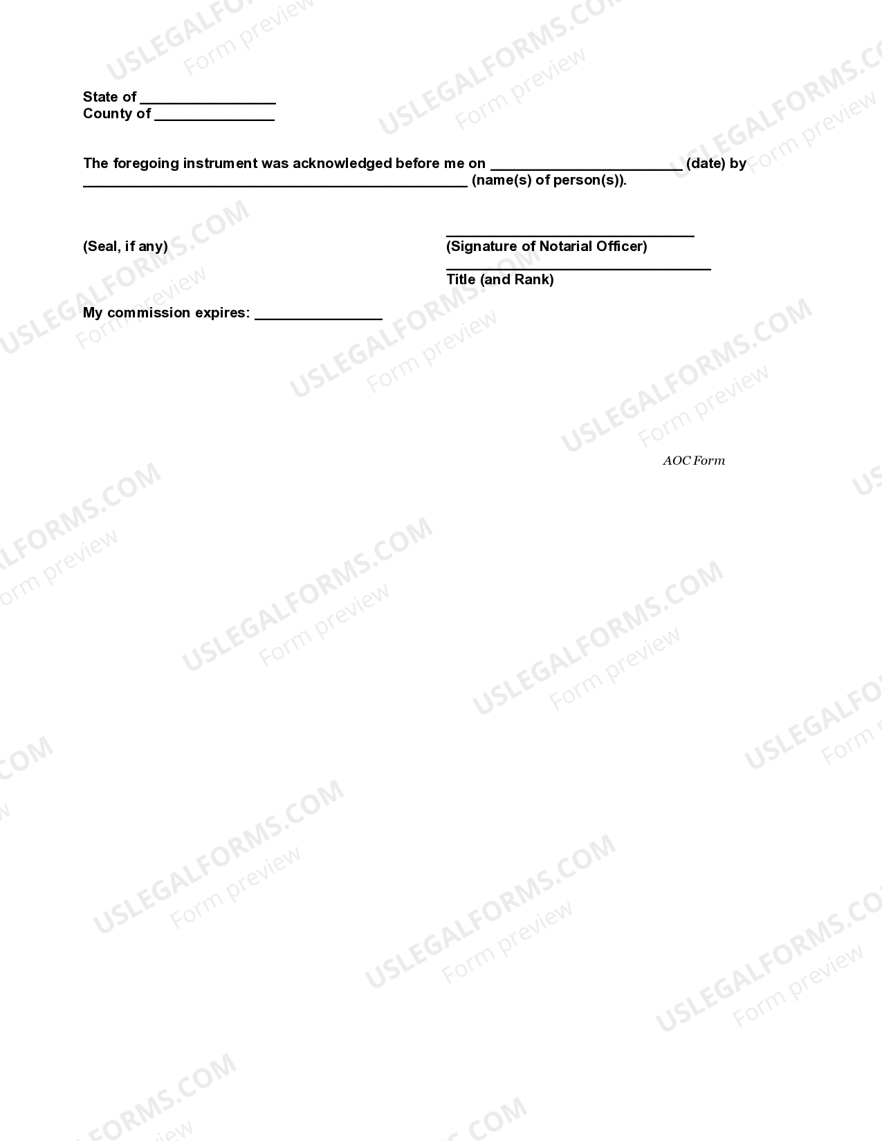 Oklahoma Affidavit Of Cancellation Of Lien US Legal Forms