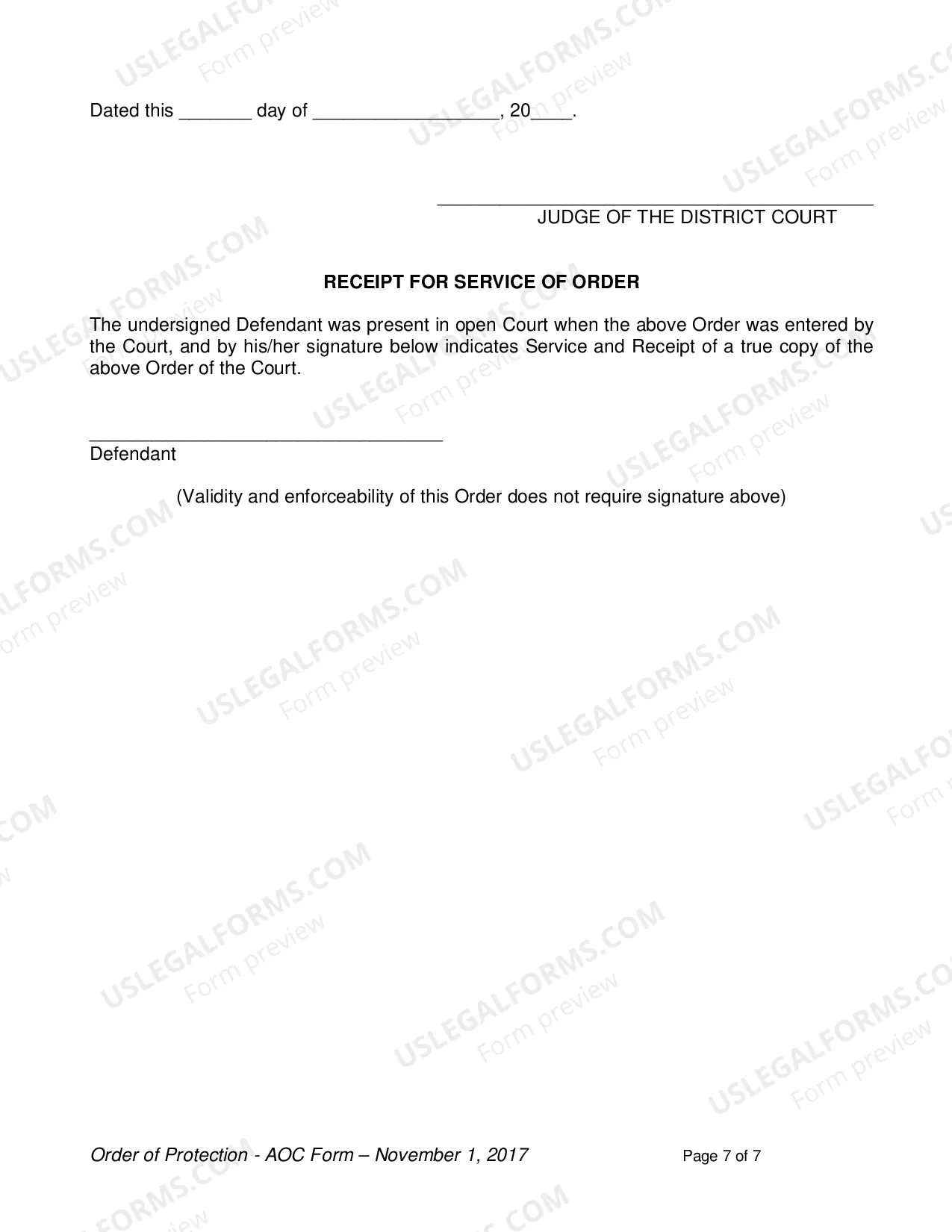 Preview Protective Order