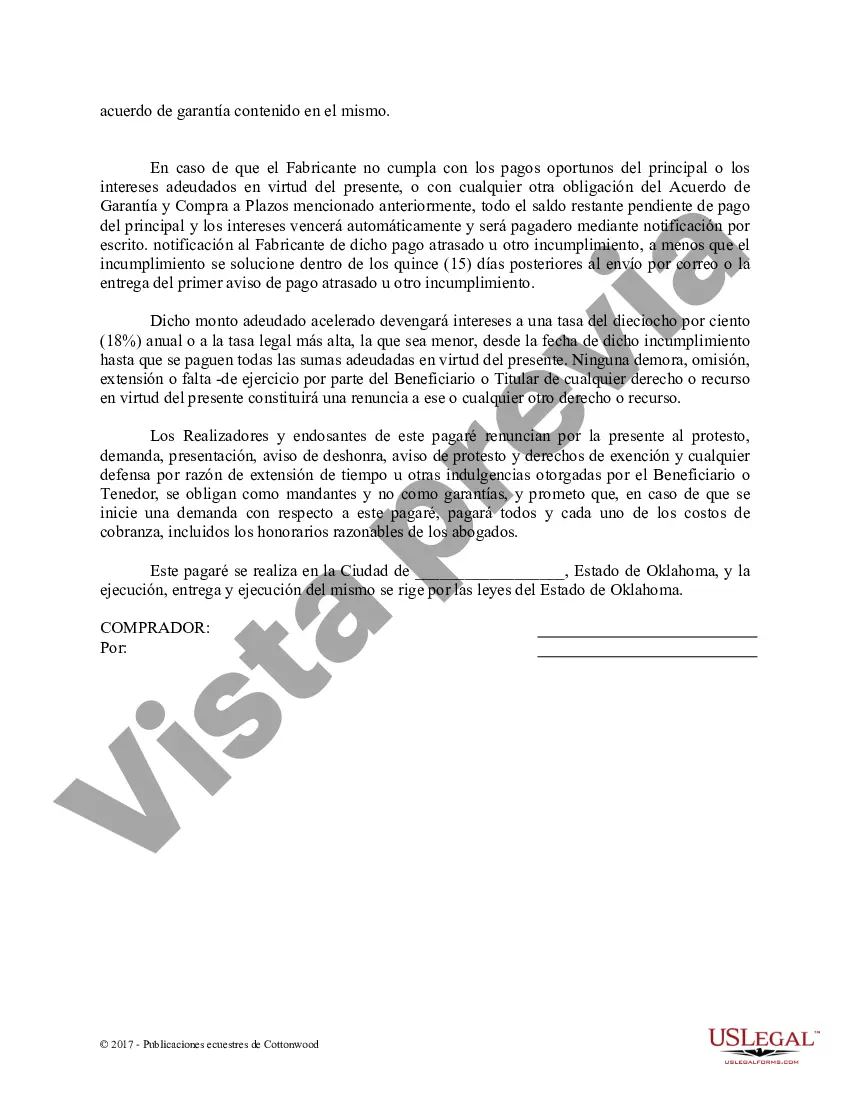 Preview Pagaré - Caballo Equino Formas