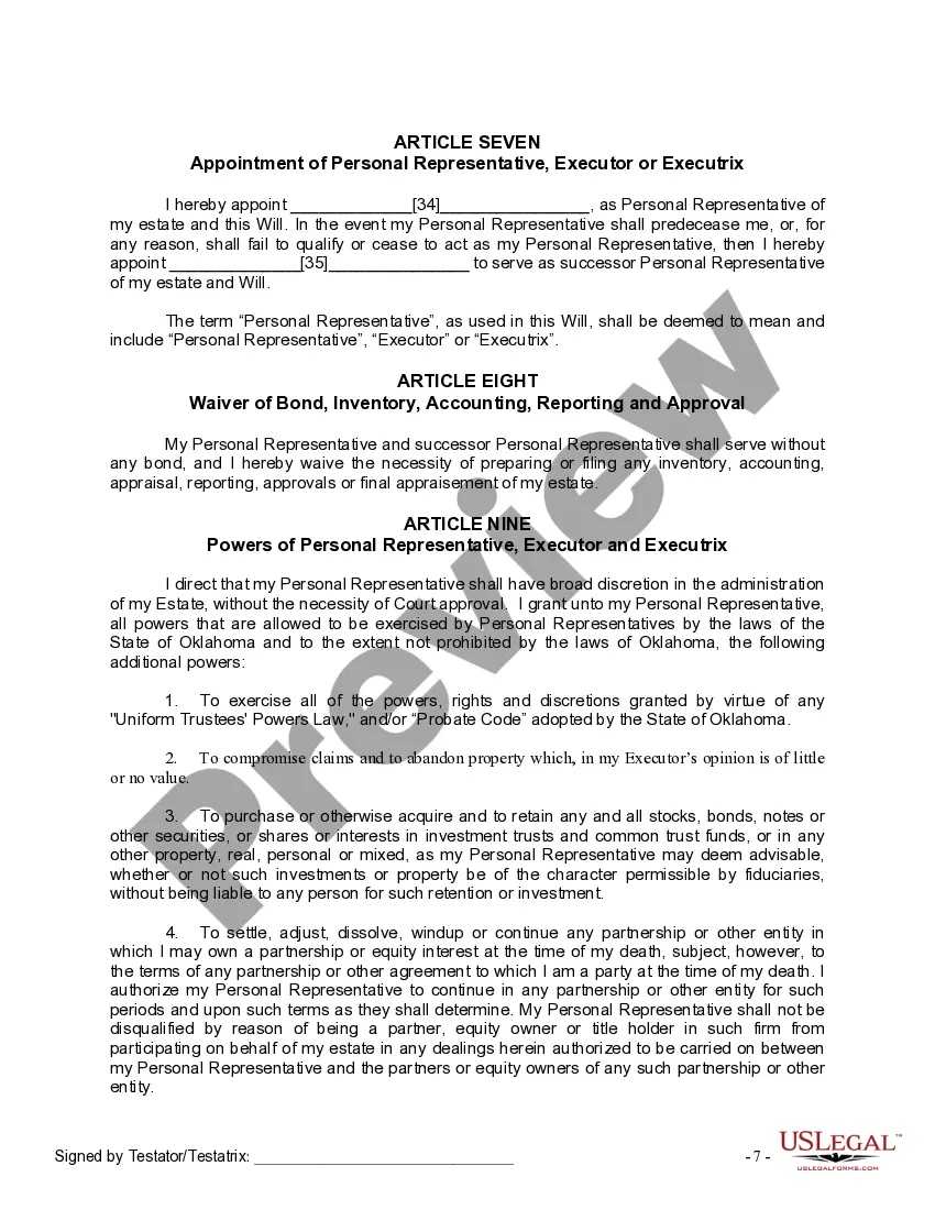 Preview Mutual Wills Package of Last Wills and Testaments for Man and Woman living together not Married with Adult Children