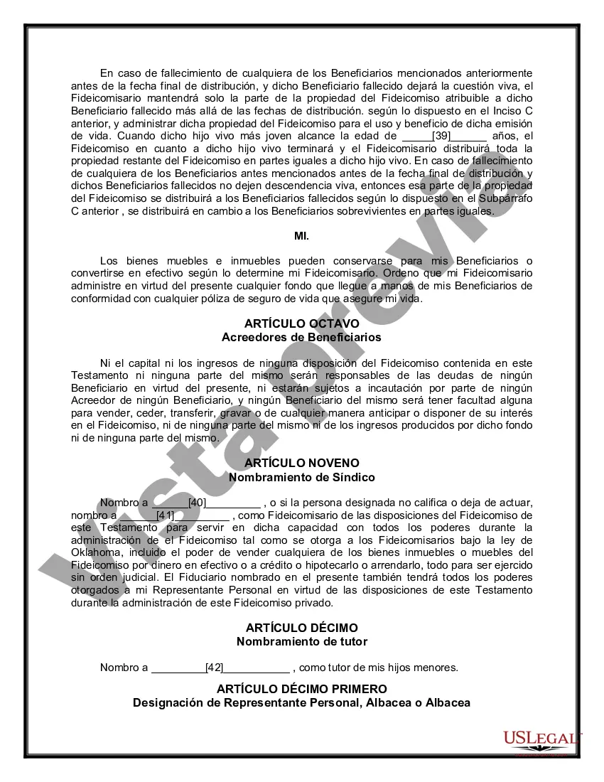 Preview Testamentos Mutuos o Últimas Voluntades y Testamentos para Personas Solteras que conviven con Hijos Menores
