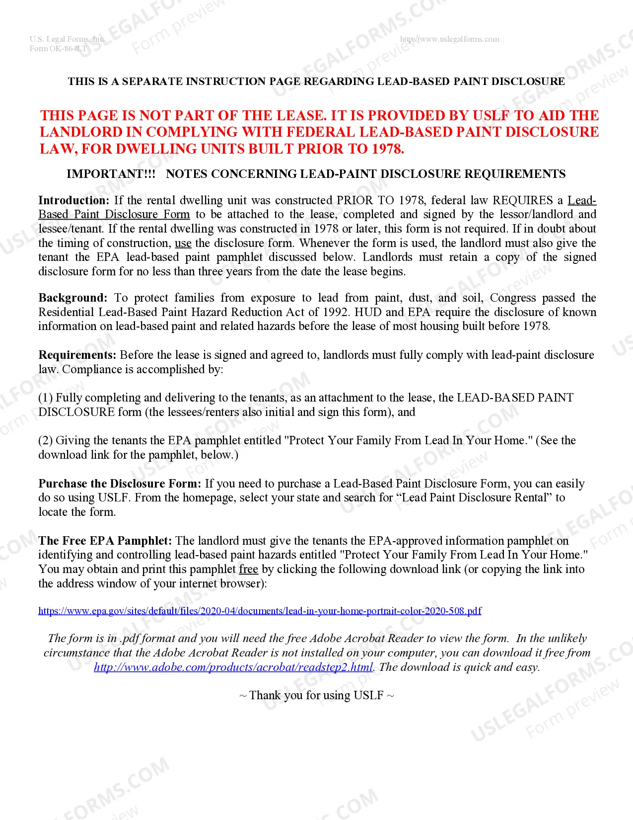 Preview Residential Rental Lease Agreement