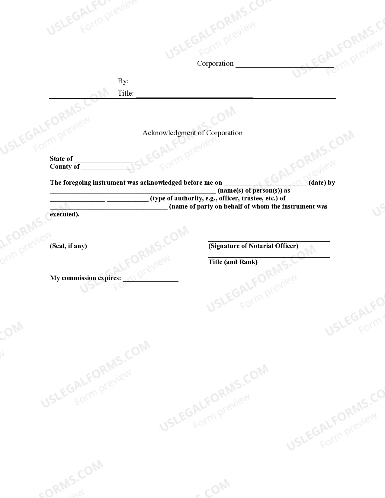 Preview Bill of Sale with Warranty for Corporate Seller