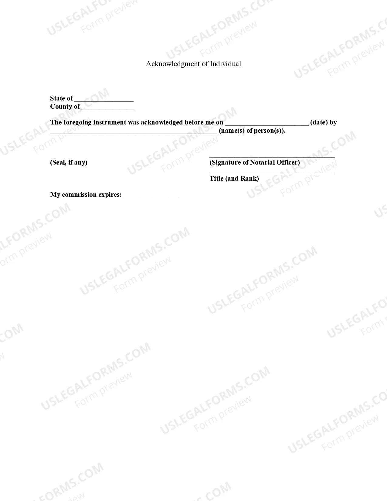 Preview Bill of Sale without Warranty by Individual Seller