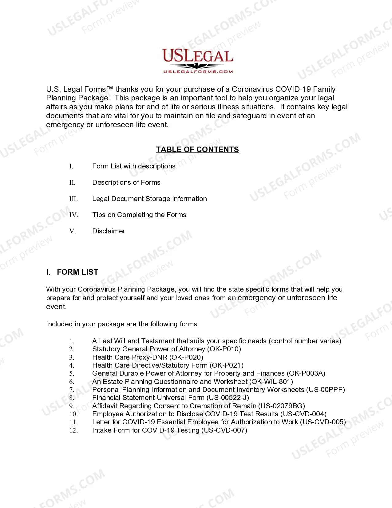 Preview Oklahoma Coronavirus COVID-19 Family Planning Package