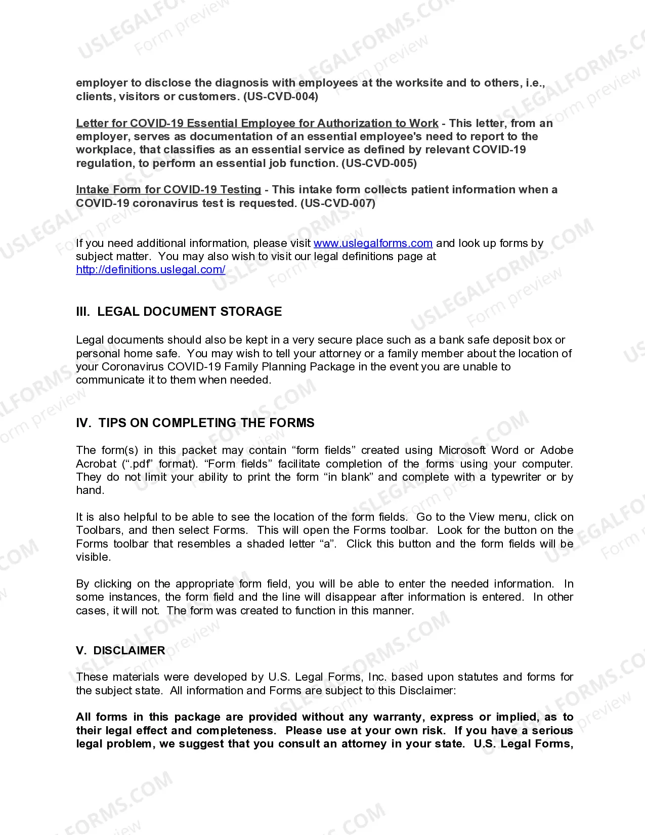 Preview Oklahoma Coronavirus COVID-19 Family Planning Package
