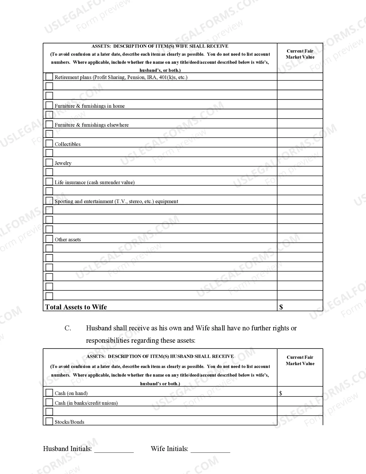 Preview Marital Domestic Separation and Property Settlement Agreement Adult Children Parties May have Joint Property or Debts where Divorce Action Filed