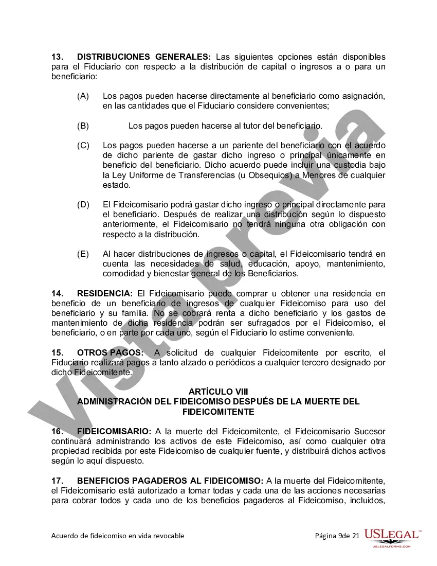 Preview Fideicomiso en vida para esposo y esposa con hijos menores o adultos