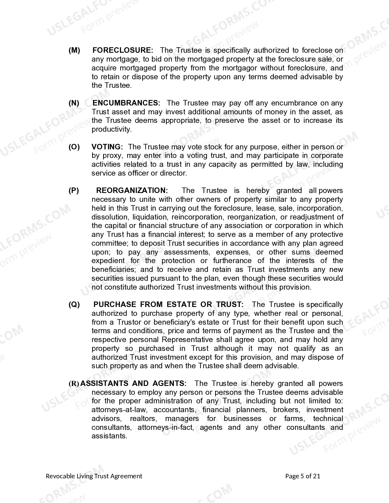 Preview Living Trust for Husband and Wife with Minor and or Adult Children