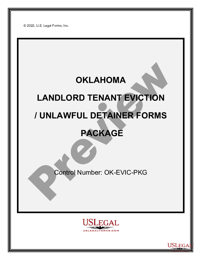 Oklahoma Tenant Eviction Laws | US Legal Forms