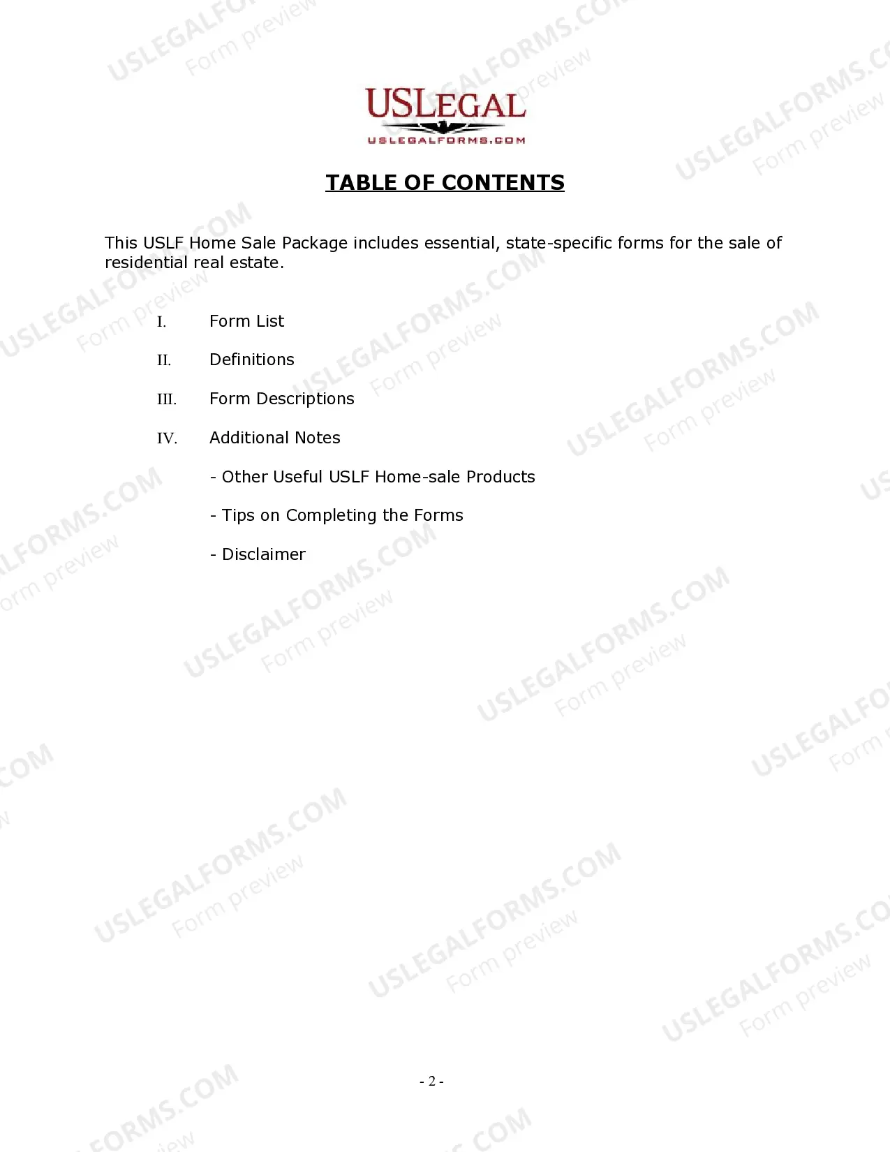 Preview Oklahoma Real Estate Home Sales Package with Offer to Purchase, Contract of Sale, Disclosure Statements and more for Residential House
