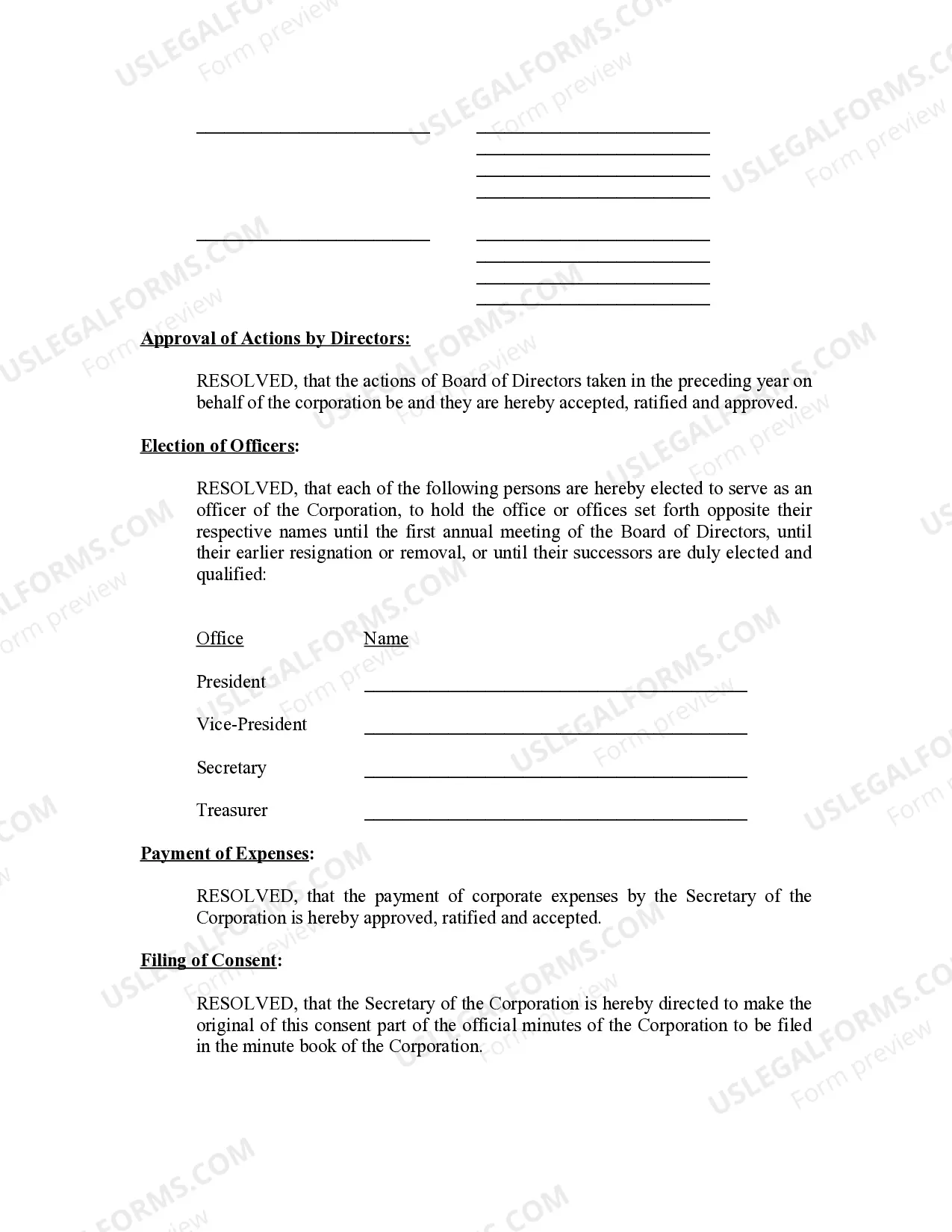 Preview Annual Minutes