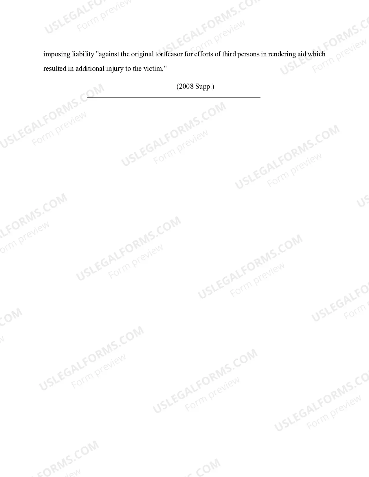 Preview LIABILITY FOR ADDITIONAL INJURIES BY OTHER PERSONS