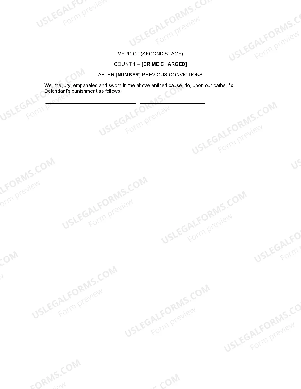 Preview Verdict Form-propr Convictions Stipulated (Second Stage)