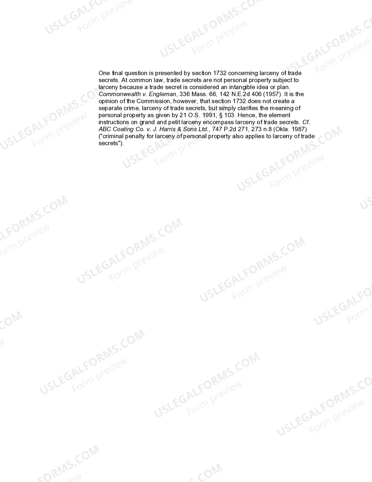 Preview Larceny-Introduction