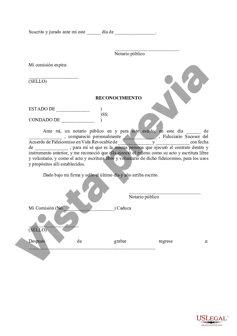 Preview Declaración Jurada de Aceptación