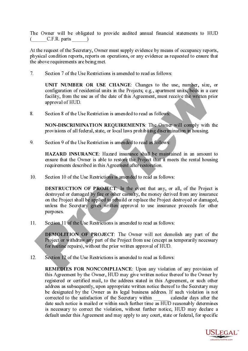 Preview Amended and Restated Use Agreement