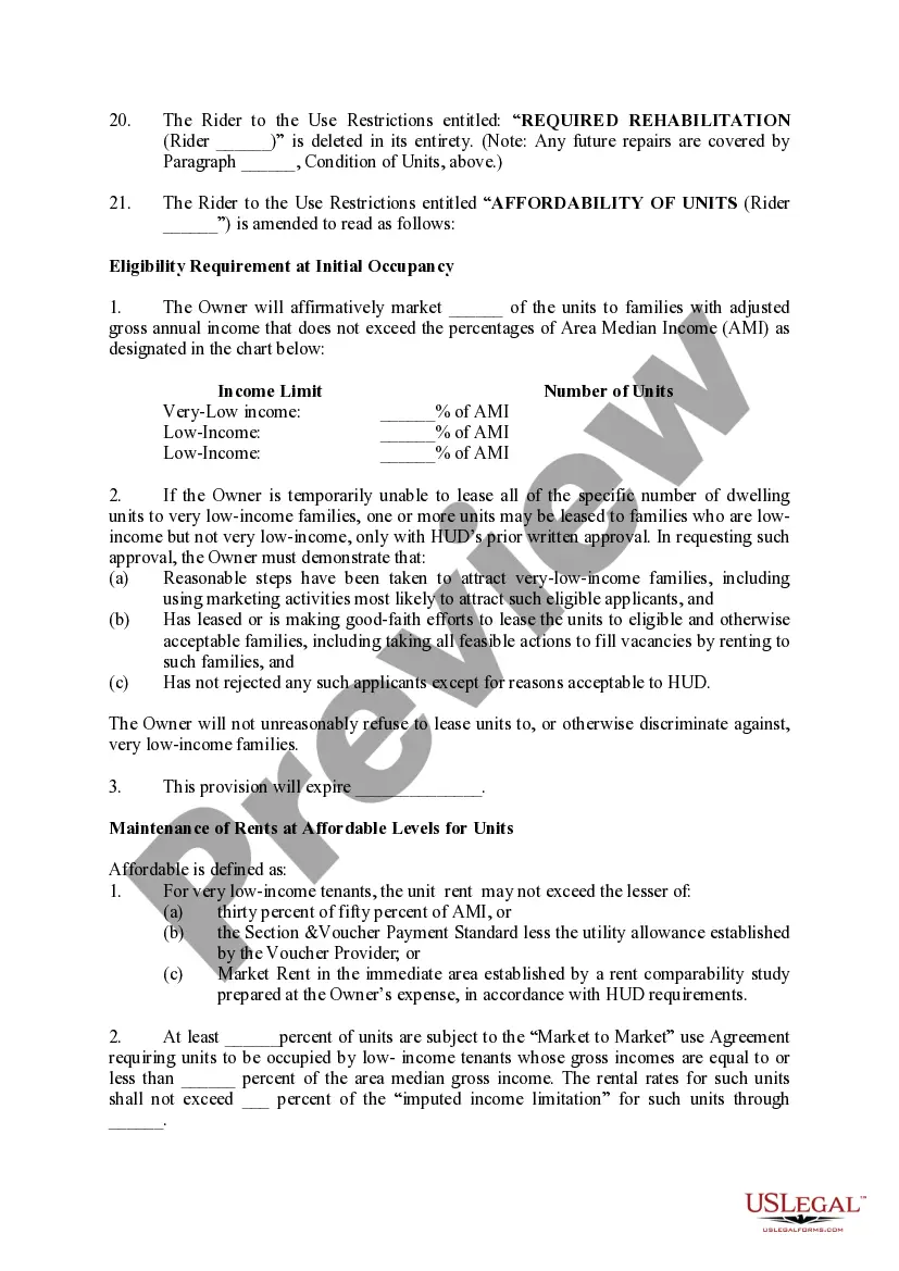 Preview Amended and Restated Use Agreement