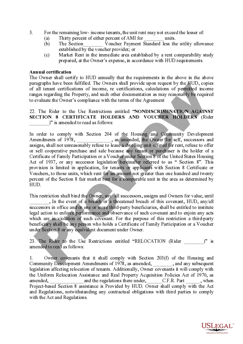 Preview Amended and Restated Use Agreement