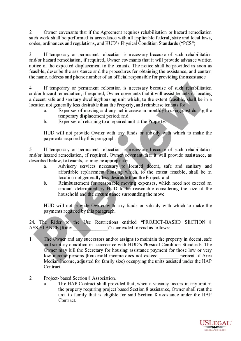 Preview Amended and Restated Use Agreement