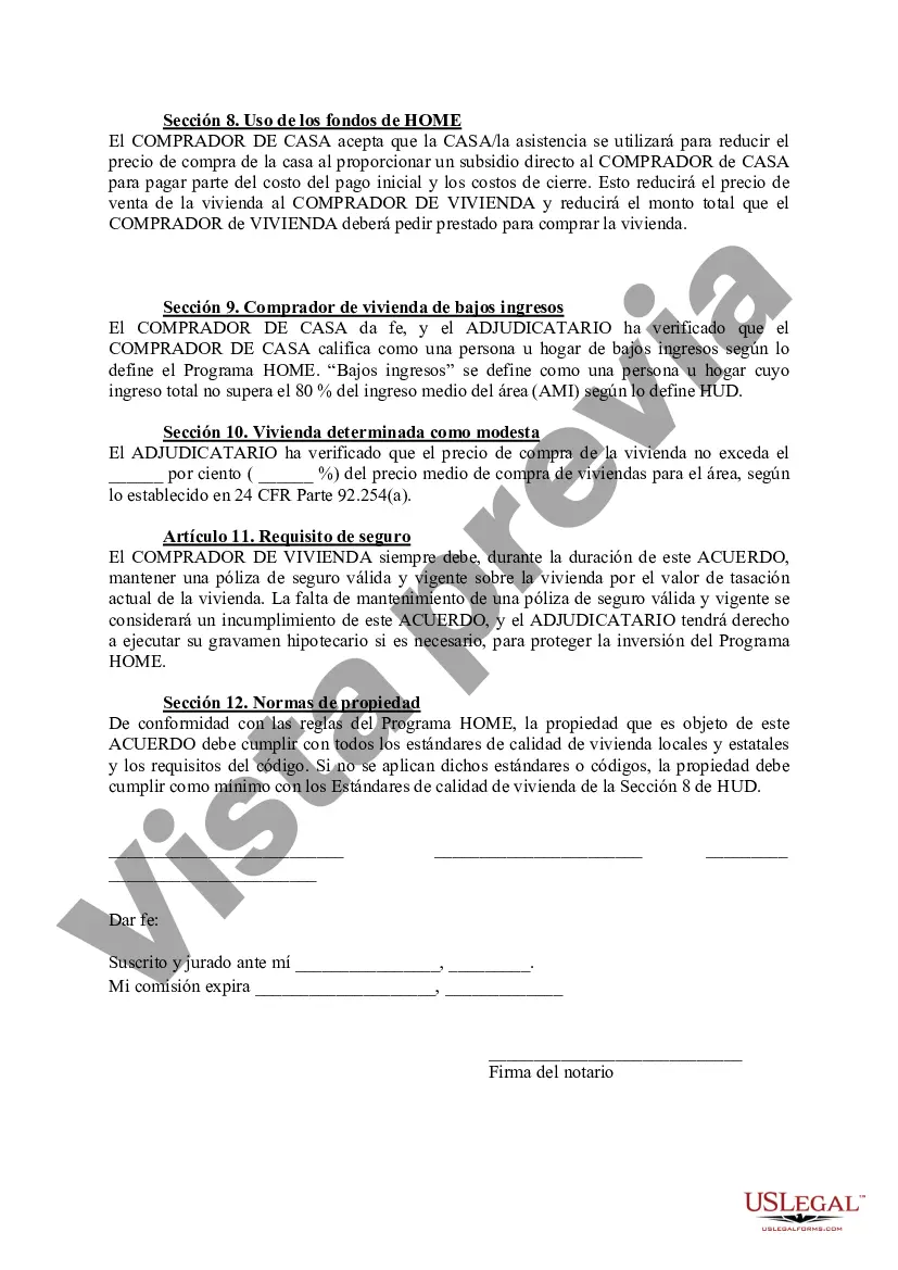 Preview Programa de vivienda-Comprador de vivienda por escrito