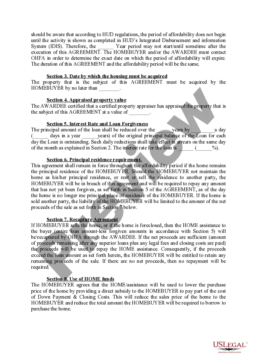 Get Home Program-Homebuyer WrittenAgreement Preview Home Program-Homebuyer WrittenAgreement