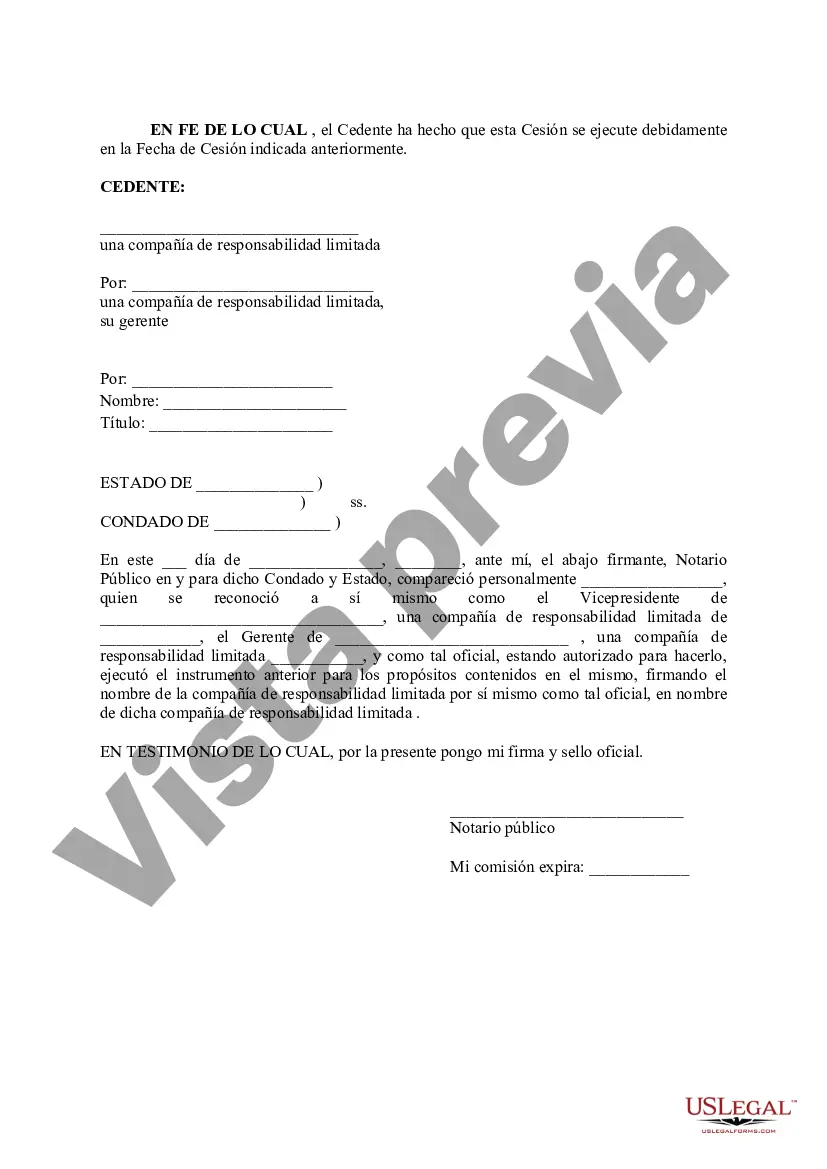 Preview Cesión y Asunción de Arrendamiento