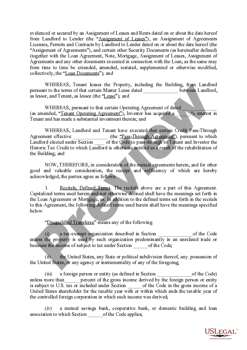 Preview Subordination, Non-Disturbance and Attornment Agreement