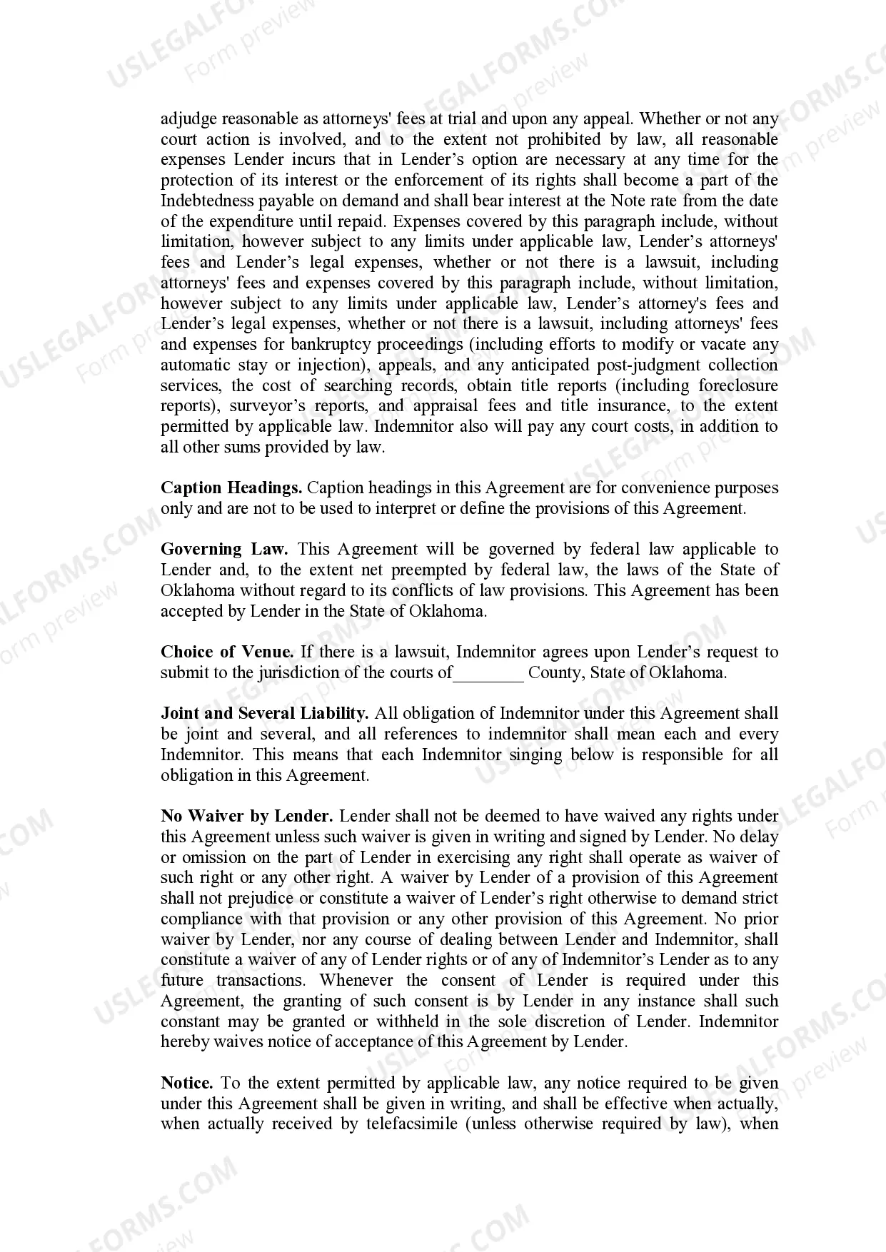 Preview Unimproved Land Sales Agreement