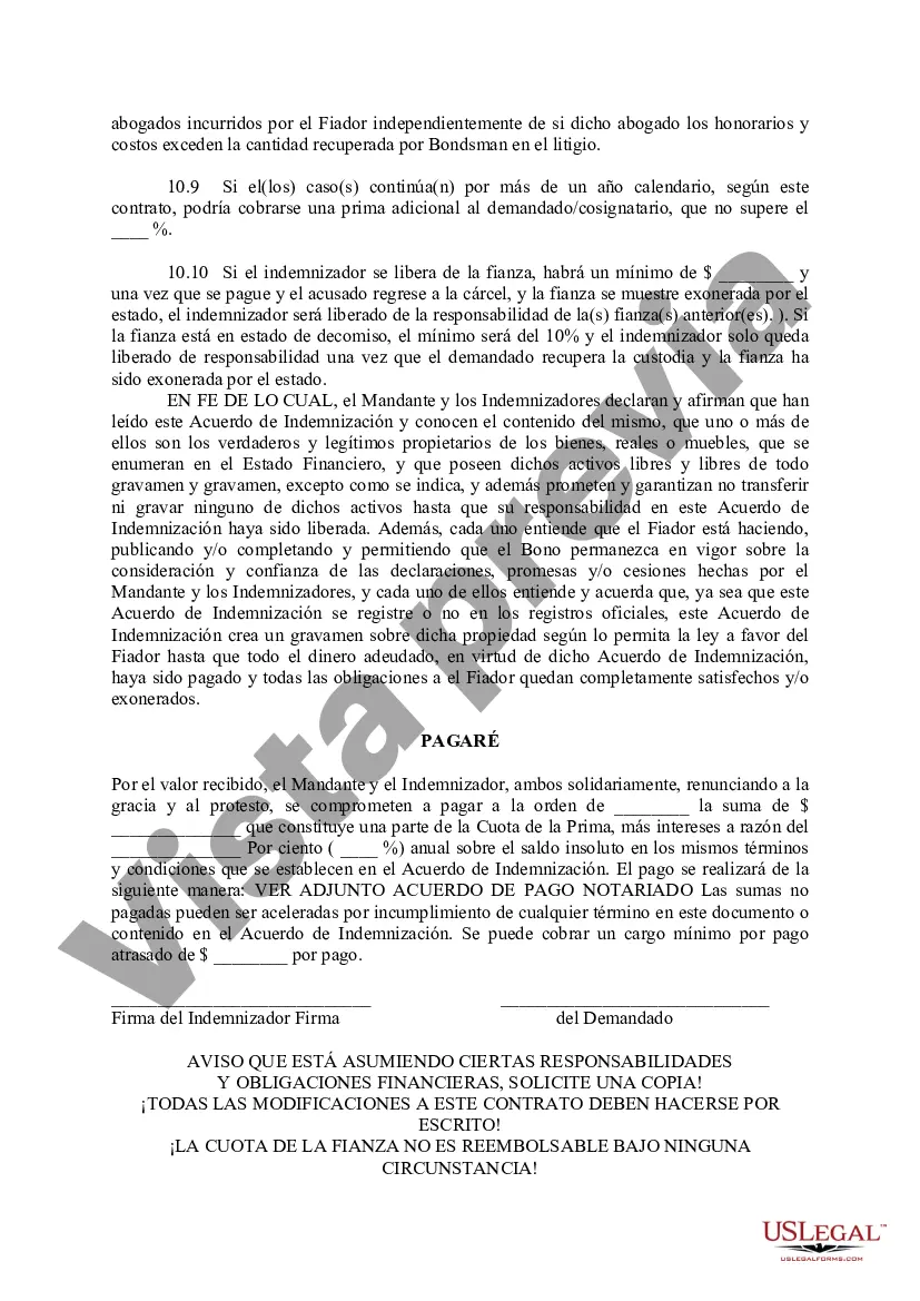 Preview Acuerdo de indemnización