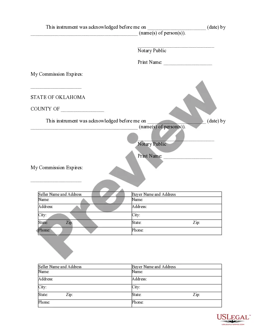 Preview Notice of Option for Recording