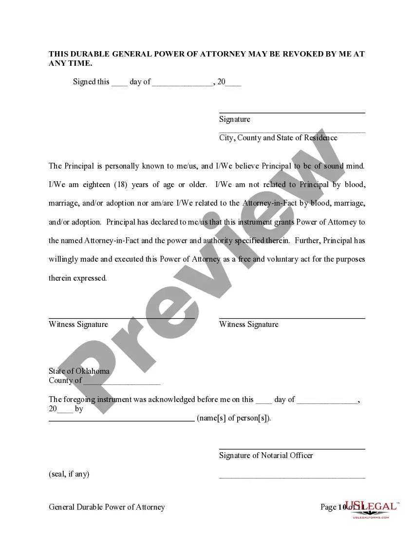 Get General Durable Power of Attorney for Property and Finances or Financial Effective upon Disability Preview General Durable Power of Attorney for Property and Finances or Financial Effective upon Disability