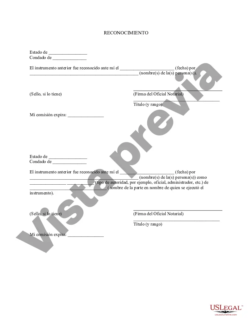 Preview Poder General para el Cuidado y Custodia del Hijo o Hijos