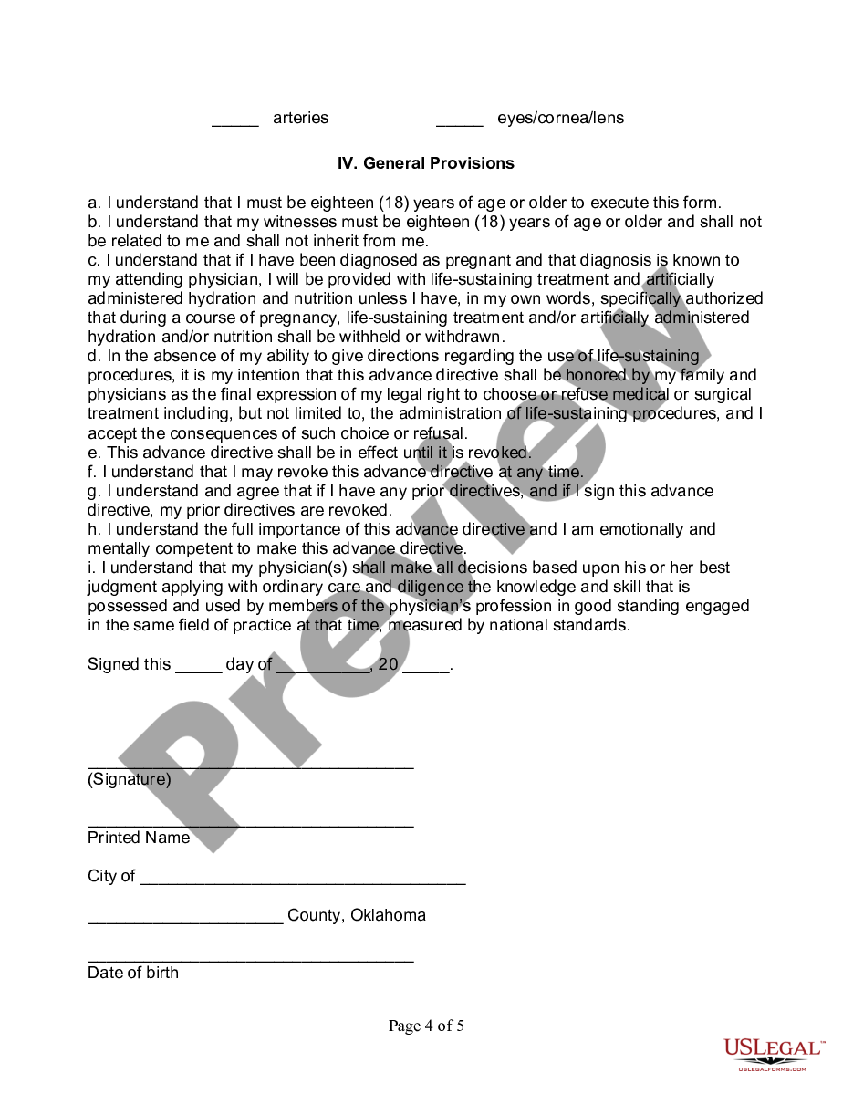 page 3 Health Care Directive - Statutory Form preview