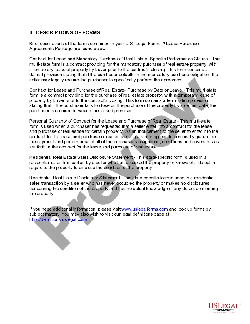 Get Oklahoma Lease Purchase Agreements Package Preview Oklahoma Lease Purchase Agreements Package