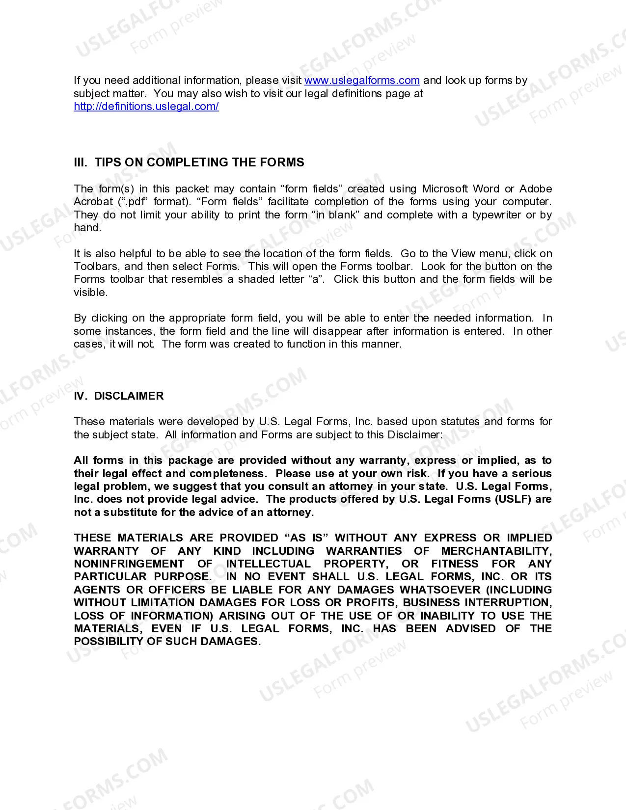 Preview Oklahoma Commercial Lease Package