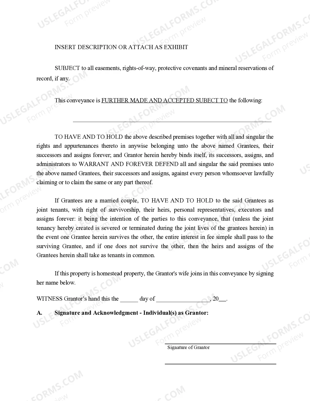 Preview Warranty Deed from Limited Partnership or LLC is the Grantor, or Grantee